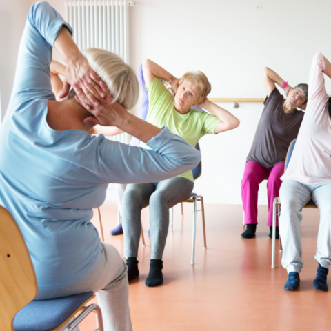 chair yoga class