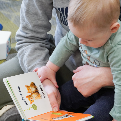 baby reading