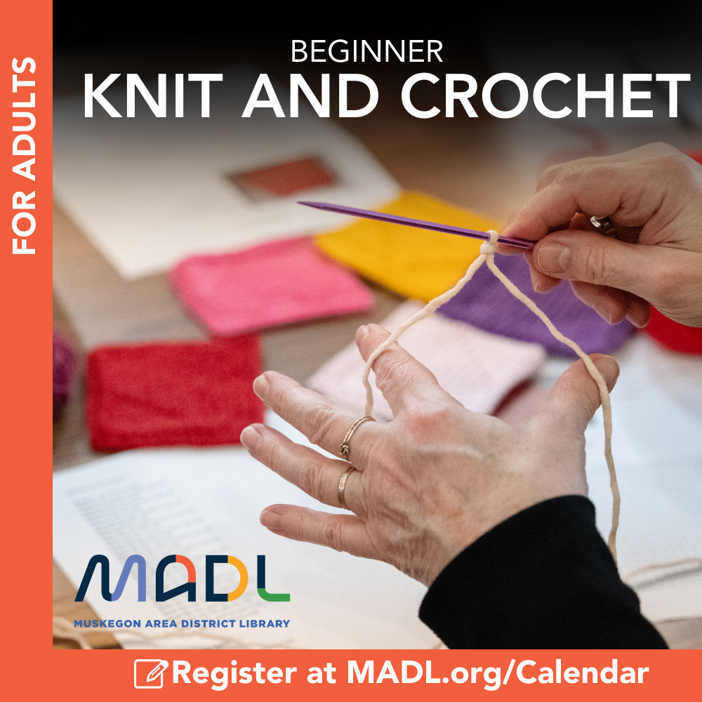 beginner knit and crochet