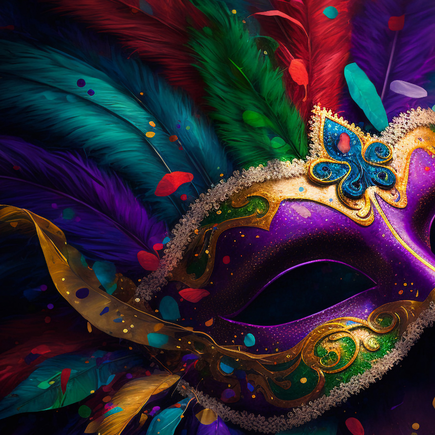 mardi gras mask